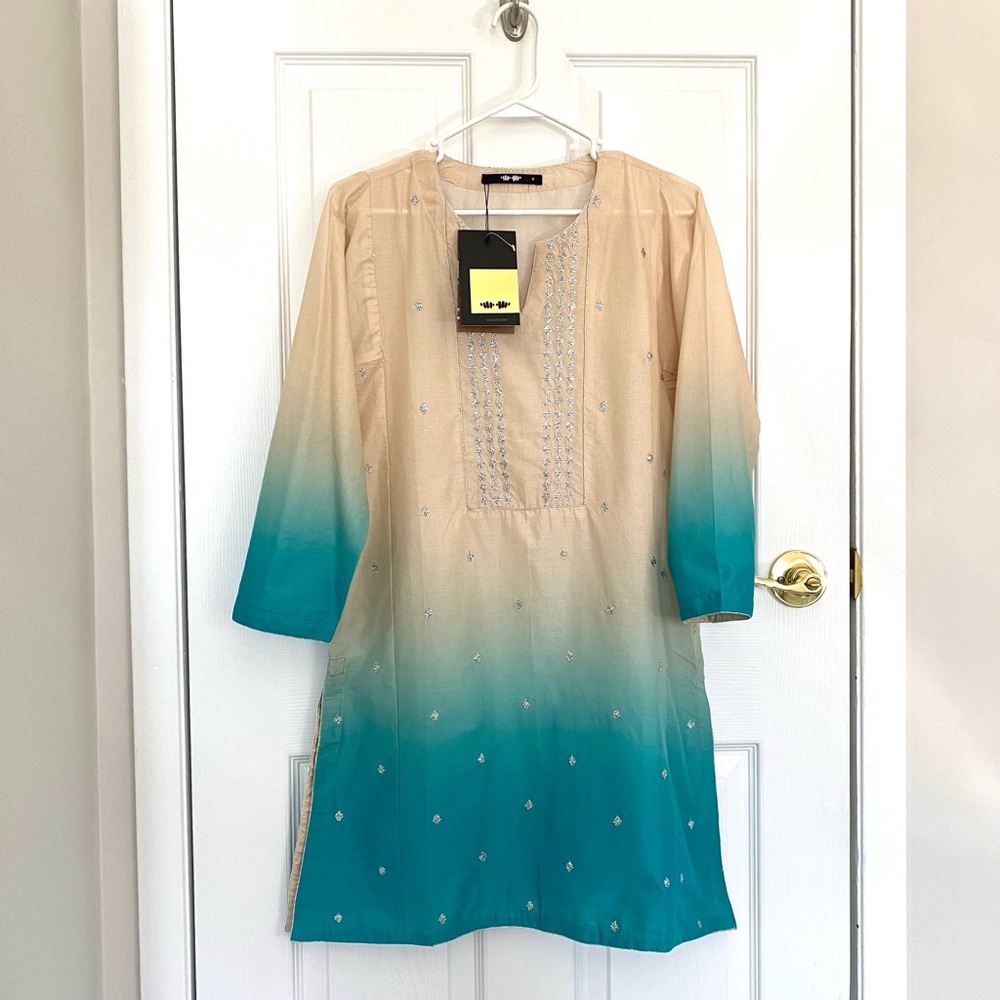 Khaadi Ombré Cotton Kurta - One Piece